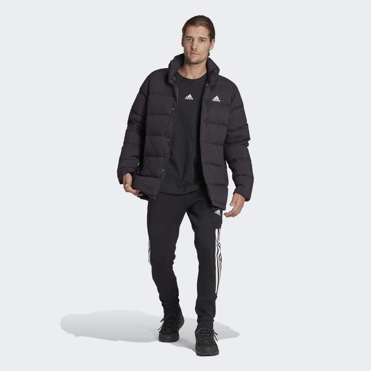 Adidas Helionic Mid-Length Daunenjacke. 6