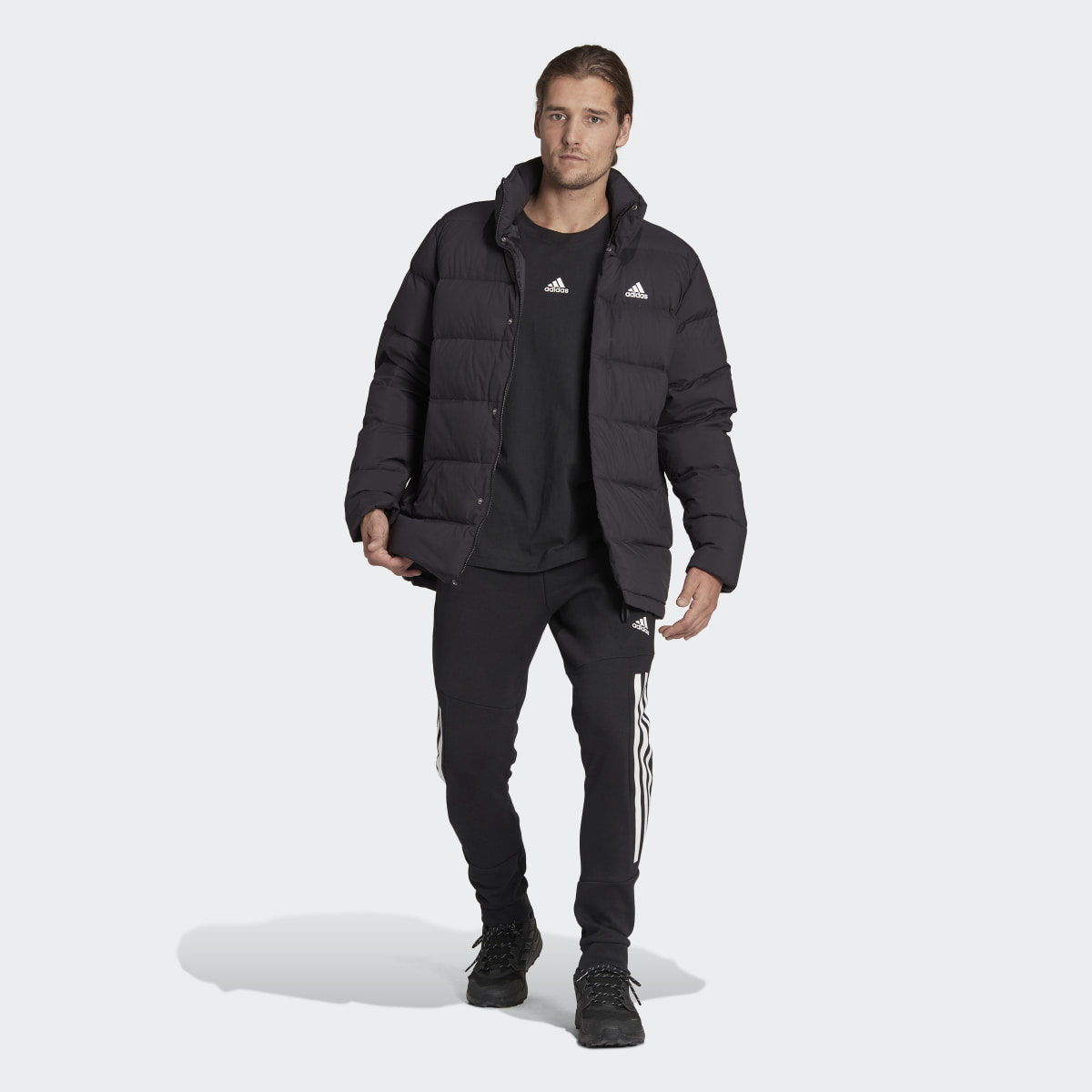 Adidas Helionic Mid-Length Down Jacket. 6