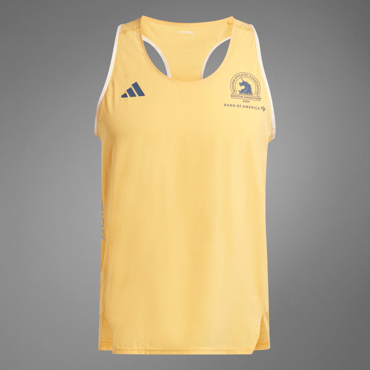 Adidas Boston Marathon 2024 adizero Running Singlet. 9