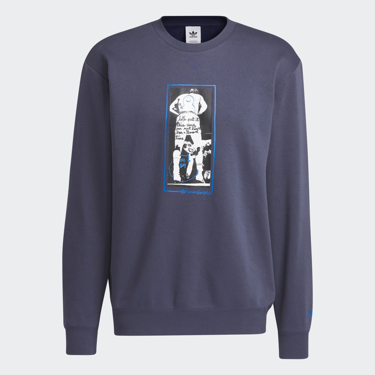 Adidas Graphic Shmoofoil Crewneck Sweatshirt. 4