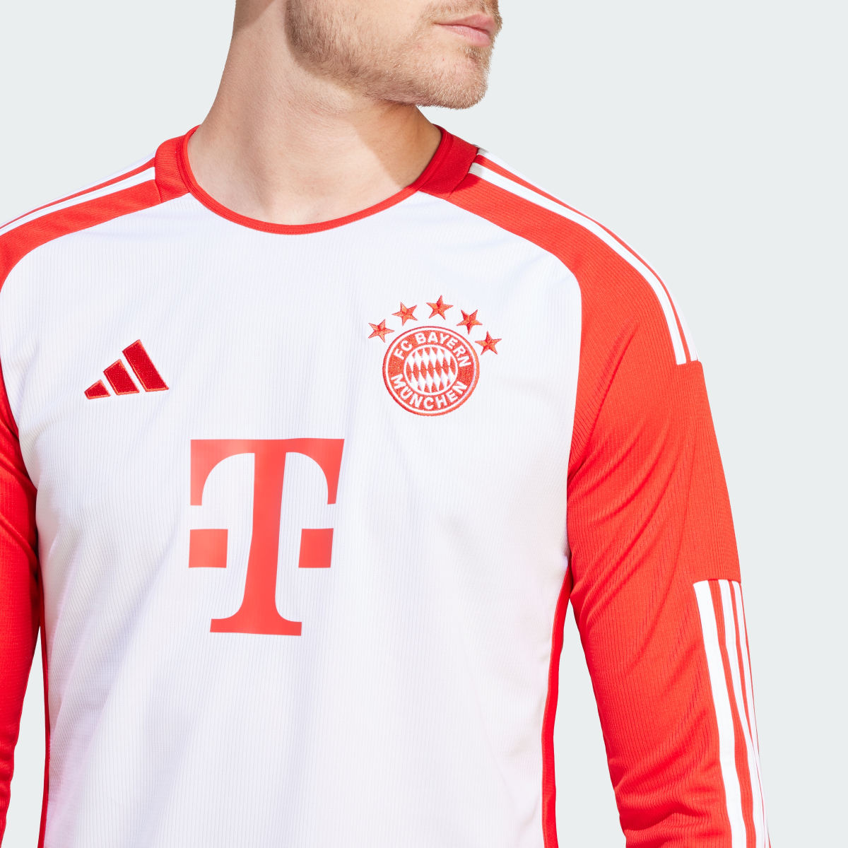 Adidas Camisola Principal de Manga Comprida 23/24 do FC Bayern München. 7