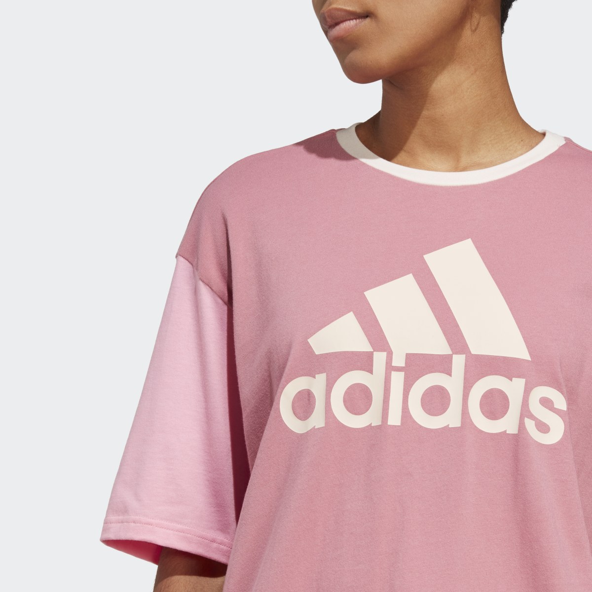 Adidas Essentials Big Logo Boyfriend Tee. 6