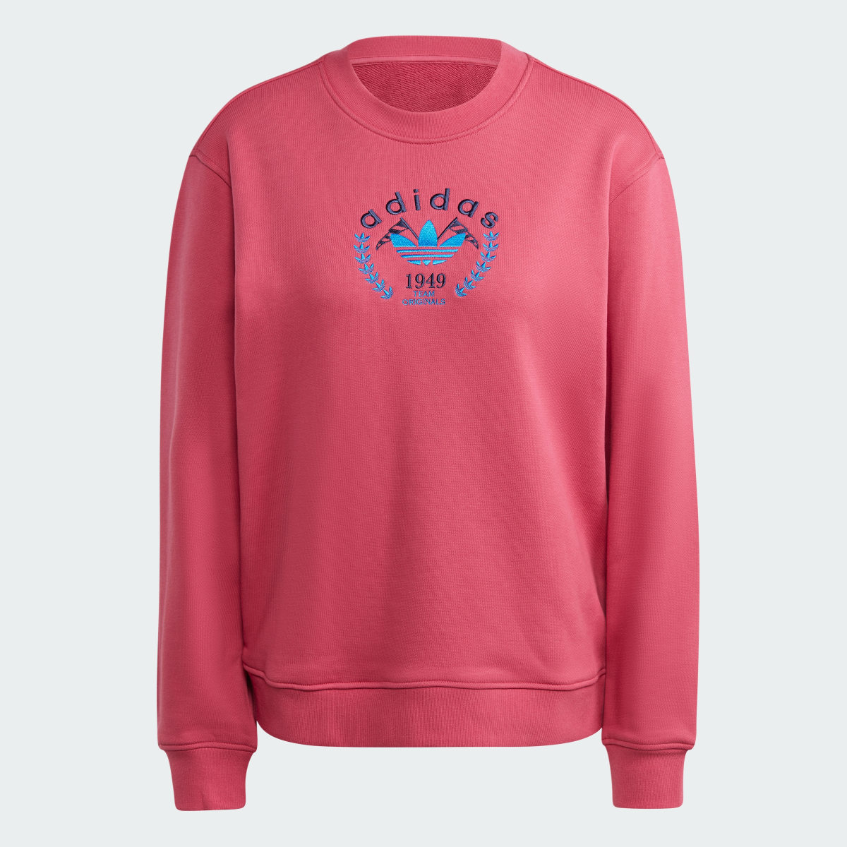 Adidas Crest Embroidery Sweatshirt. 5