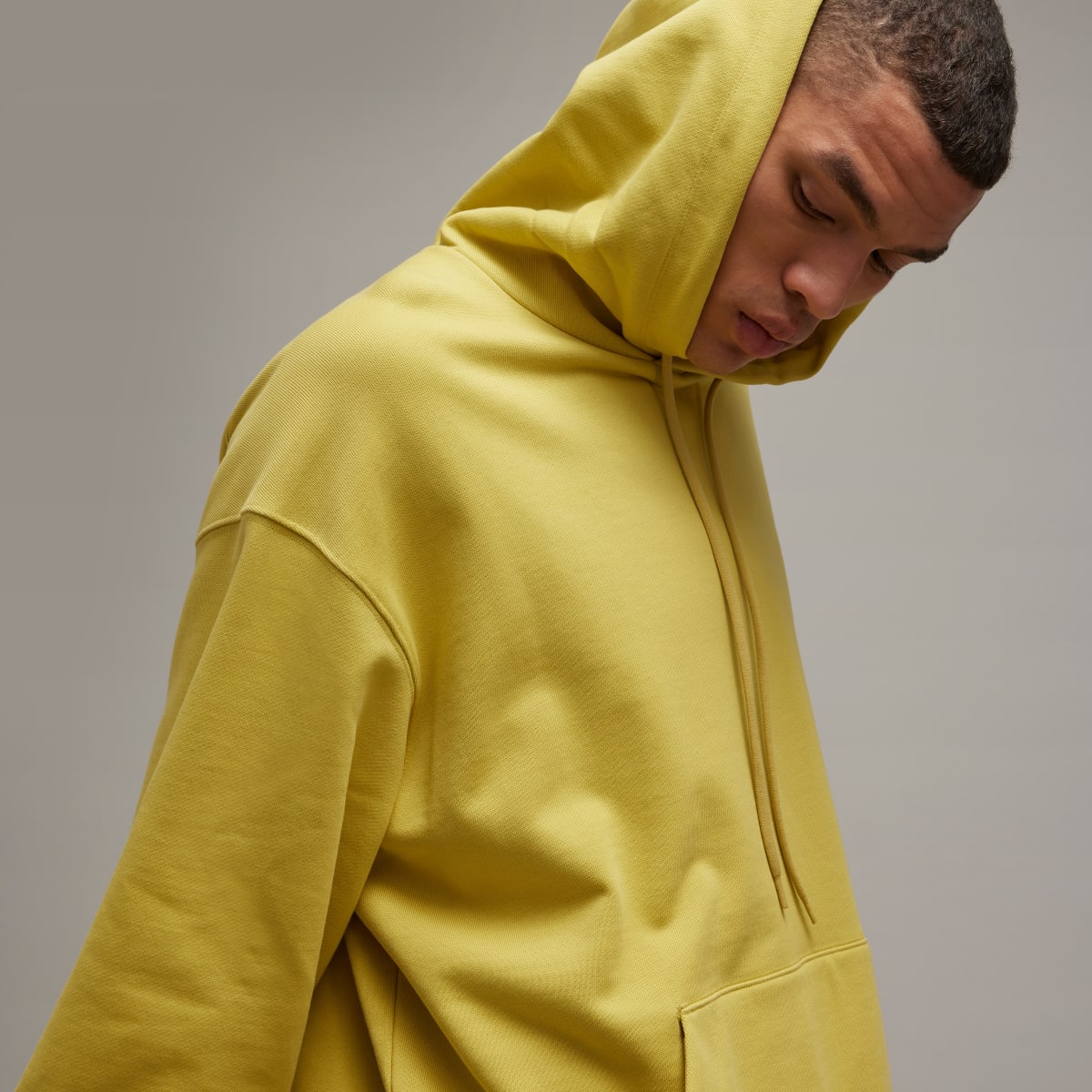Adidas Sweat-shirt à capuche ras-du-cou en coton bio Y-3. 8
