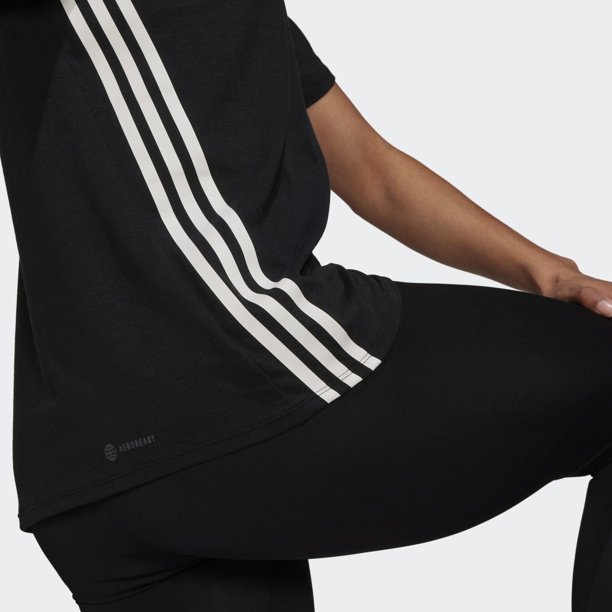 Adidas Train Icons 3-Stripes Tee. 8