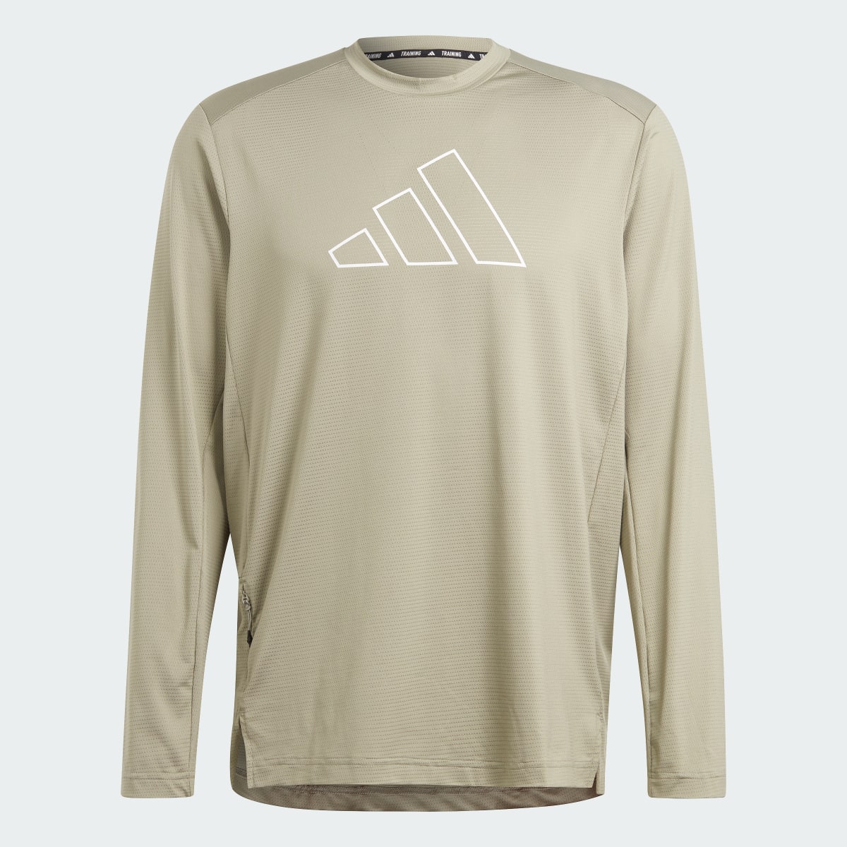 Adidas Train Icons Small Logo Long Sleeve Training Tee. 5