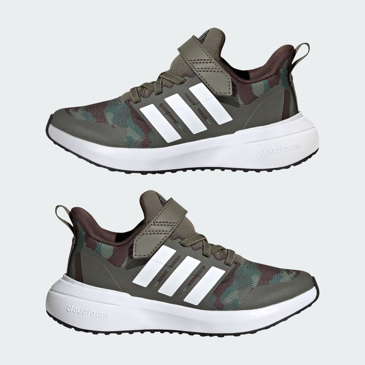 Adidas FortaRun 2.0 Cloudfoam Elastic Lace Top Strap Schuh. 8