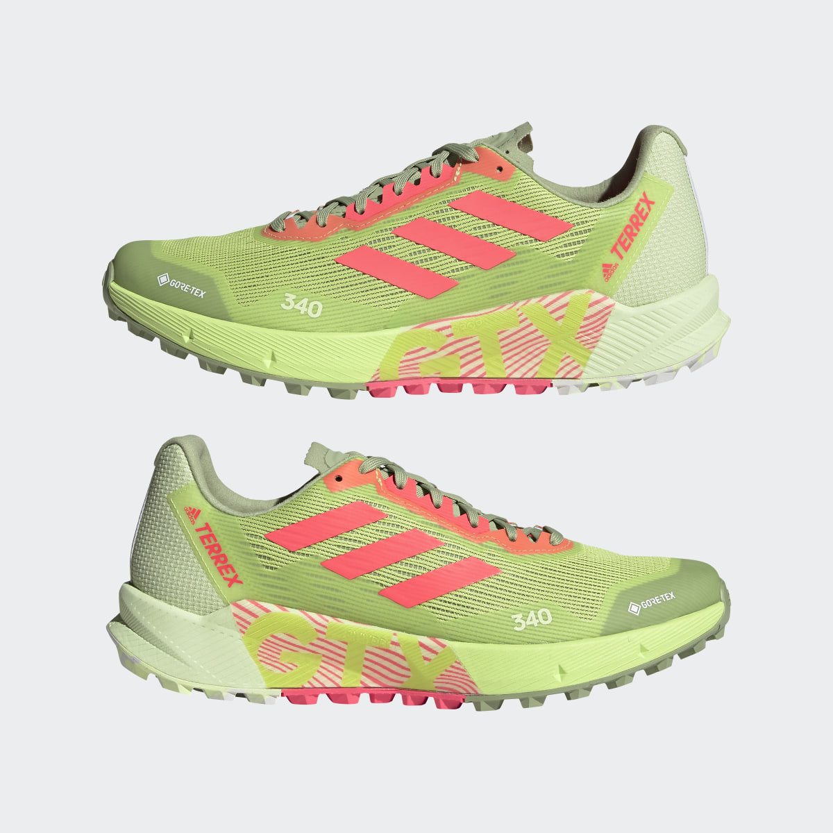 Adidas TERREX Agravic Flow 2.0 GORE-TEX Trail Running Shoes. 9