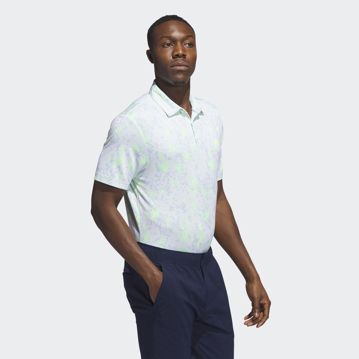 Adidas Burst Jacquard Polo Shirt. 4
