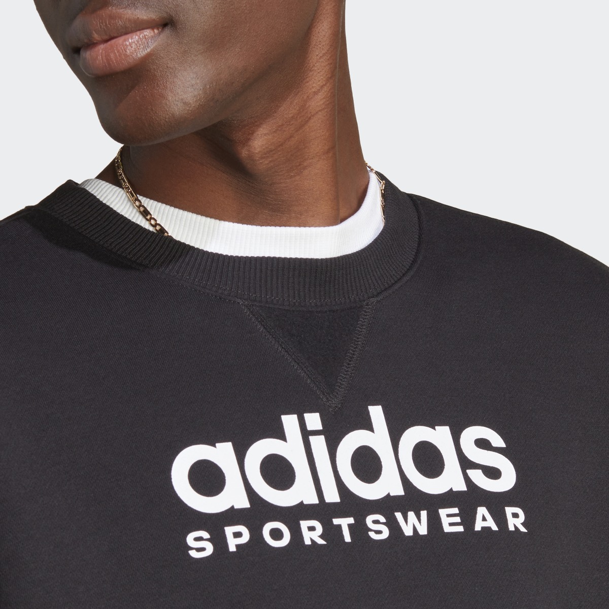 Adidas All SZN Fleece Graphic Sweatshirt. 7