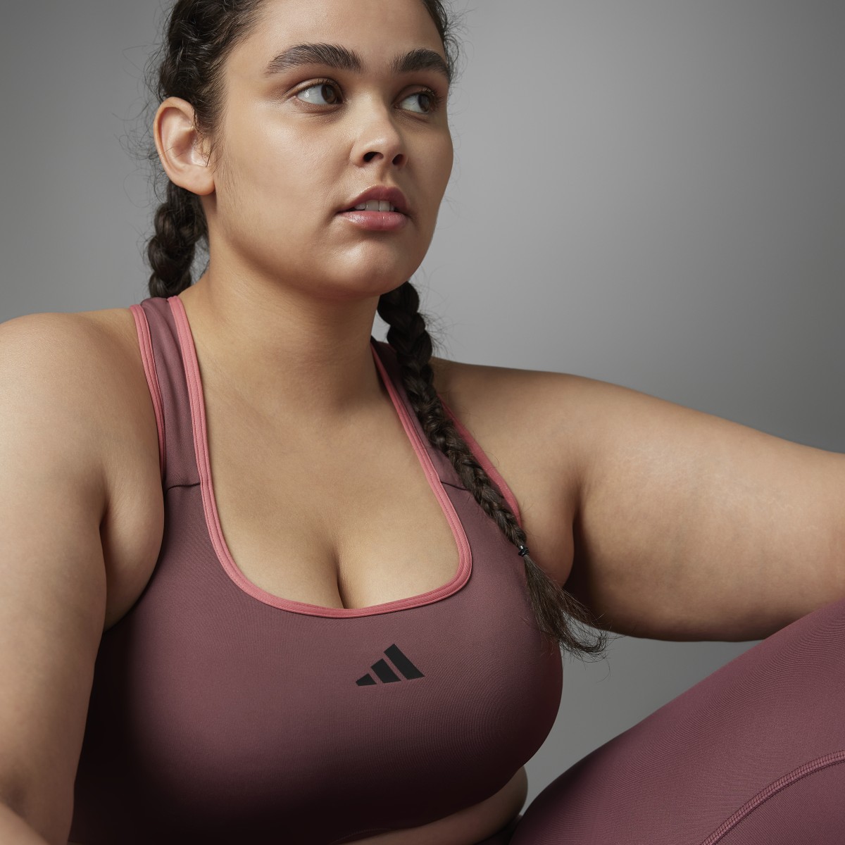 Adidas Authentic Balance Yoga Medium-Support Bra (Plus Size). 4