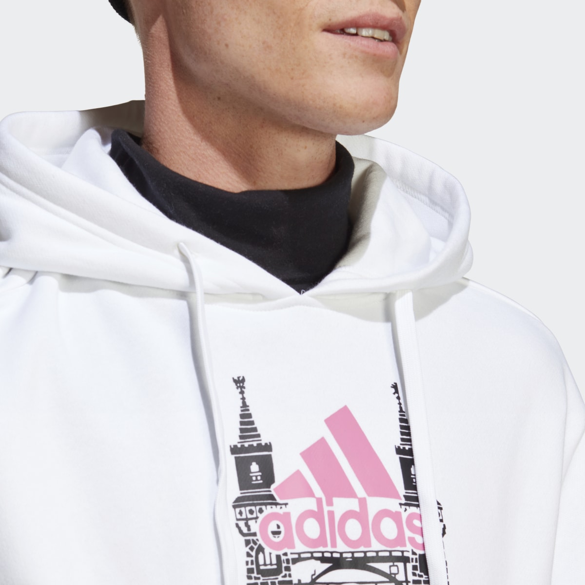 Adidas Felpa con cappuccio Graphic. 5