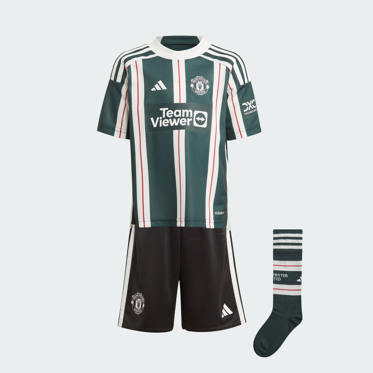 Adidas Miniconjunto segunda equipación Manchester United 23/24. 6