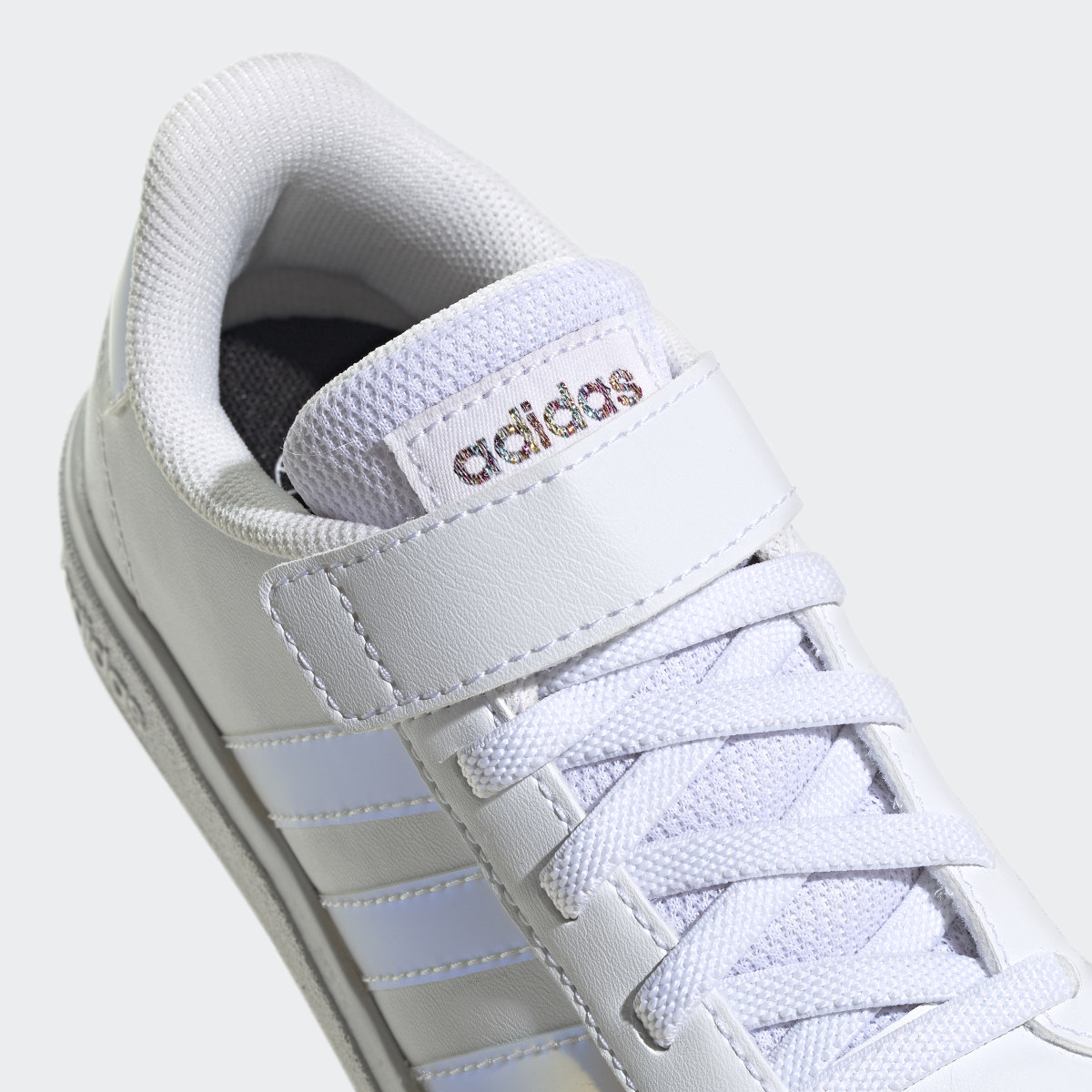 Adidas Grand Court Lifestyle Court Elastic Lace and Top Strap Schuh. 9