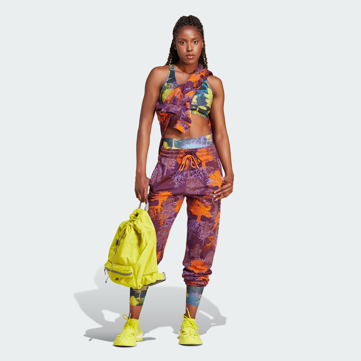 Adidas Biustonosz adidas by Stella McCartney TruePurpose Power Impact Medium-Support Printed Training. 6