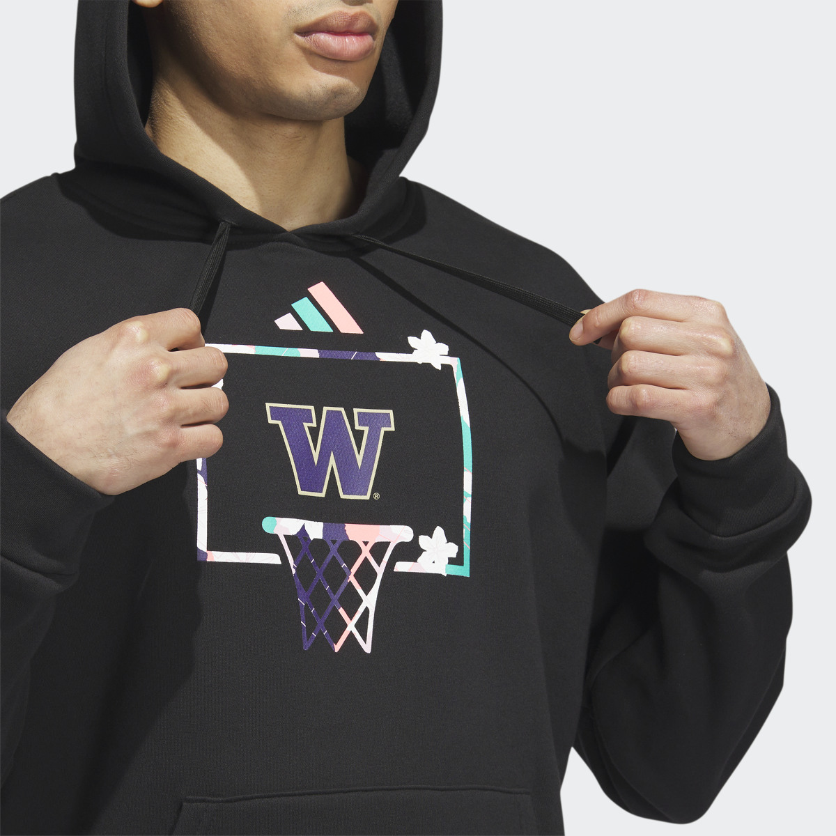 Adidas Huskies Fleece Hoodie. 6