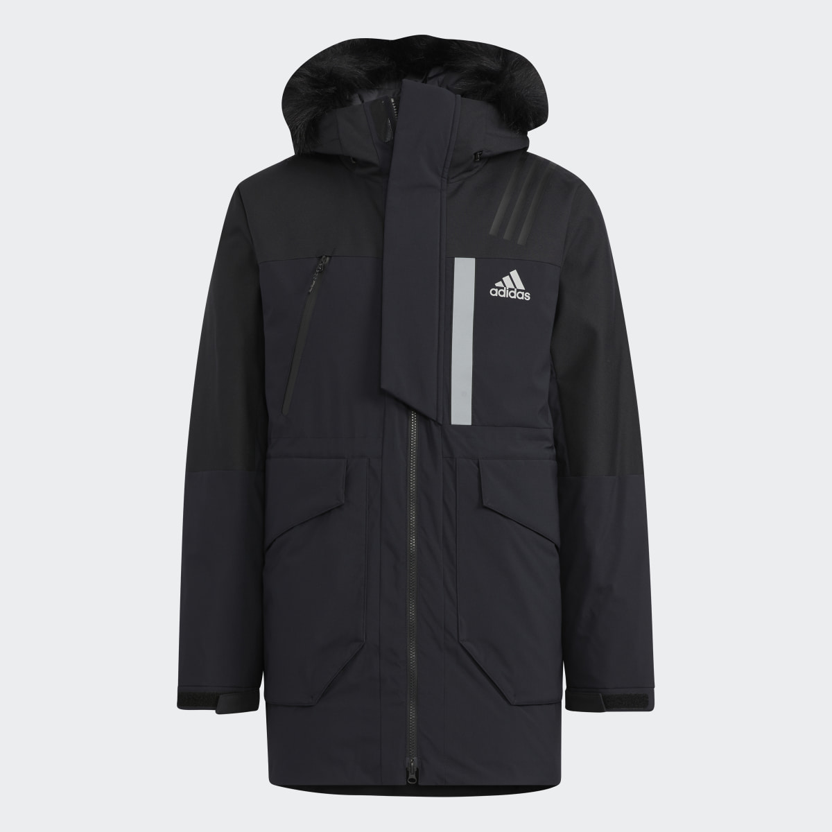 Adidas Fur Hood Down Parka (Gender Neutral). 4