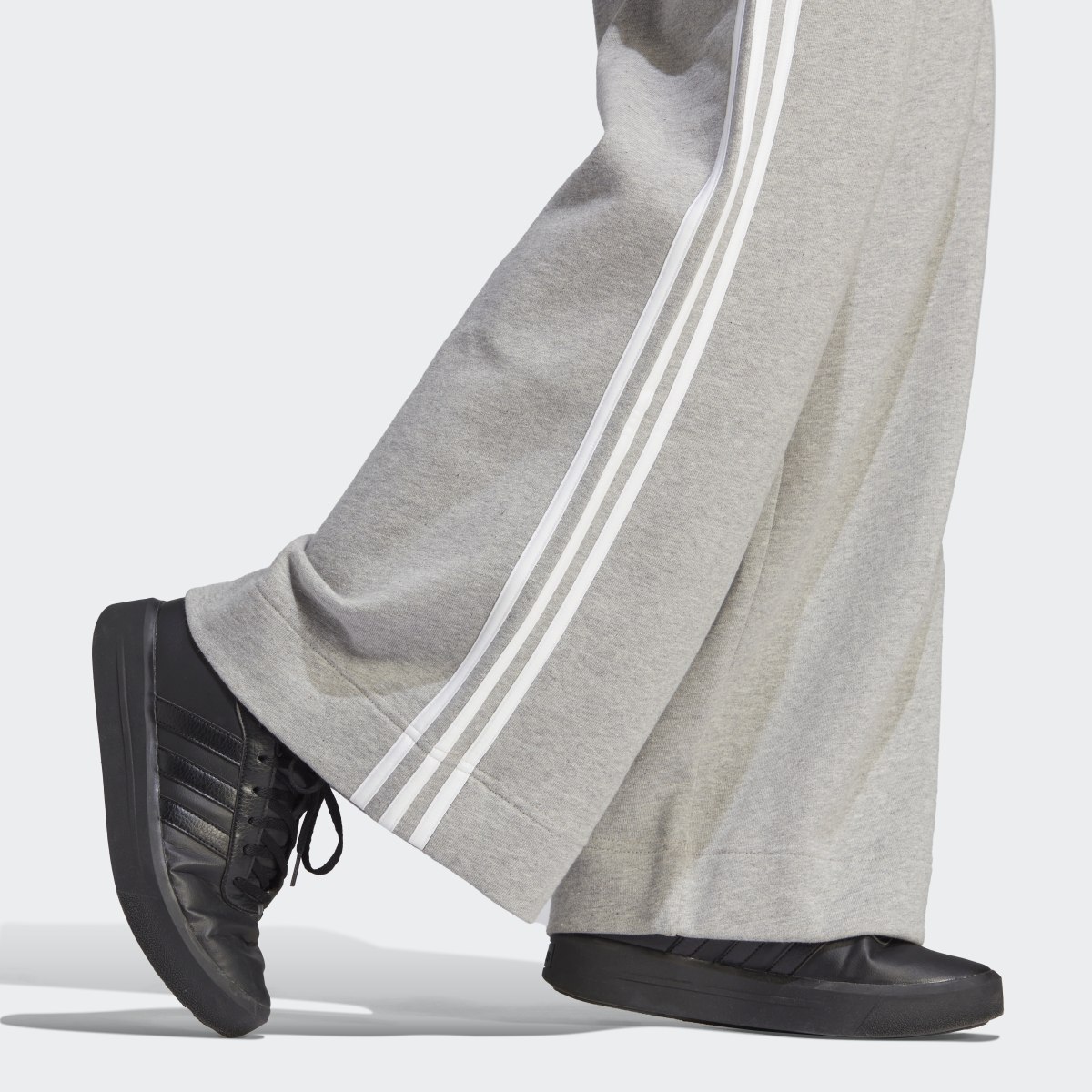 Adidas Essentials 3-Stripes French Terry Wide Pants. 6