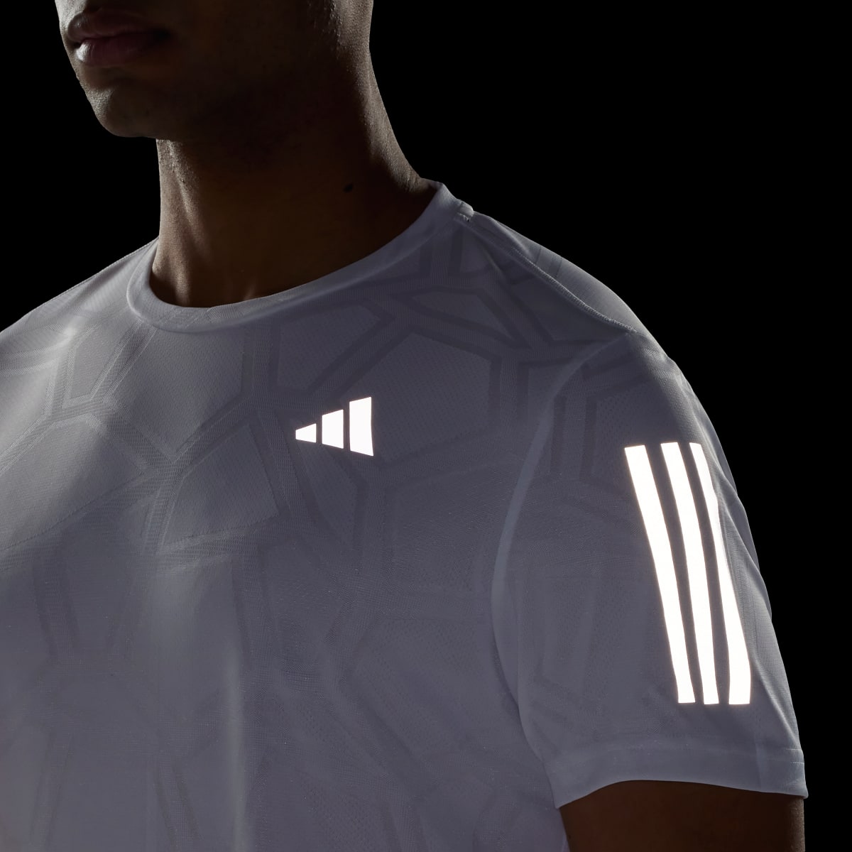 Adidas Own the Run Carbon Measured Tee. 7