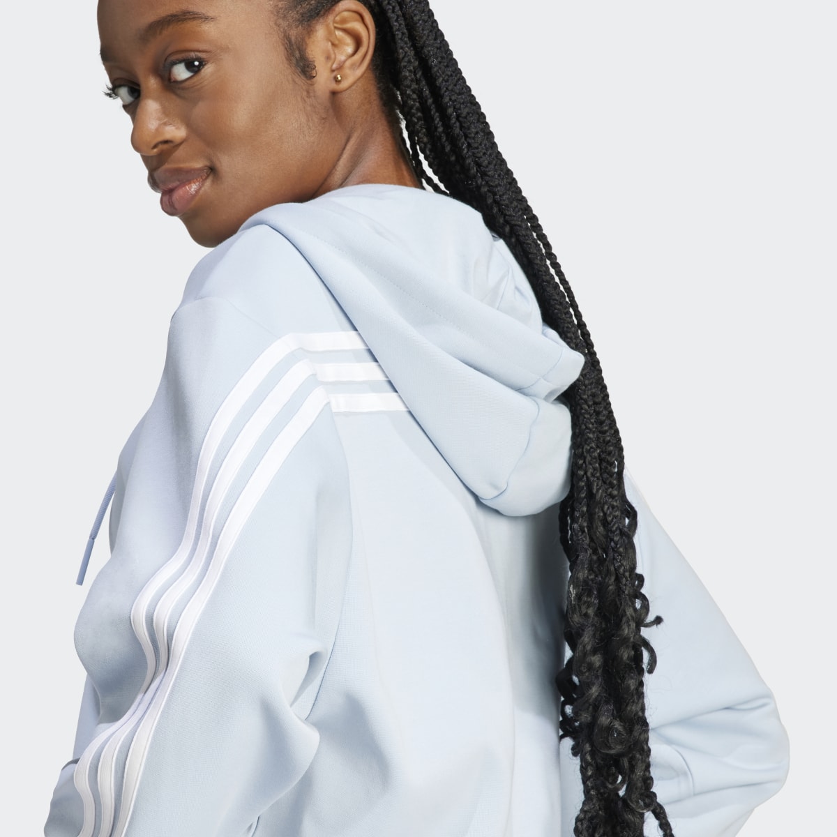 Adidas Future Icons 3-Stripes Full-Zip Hoodie. 7