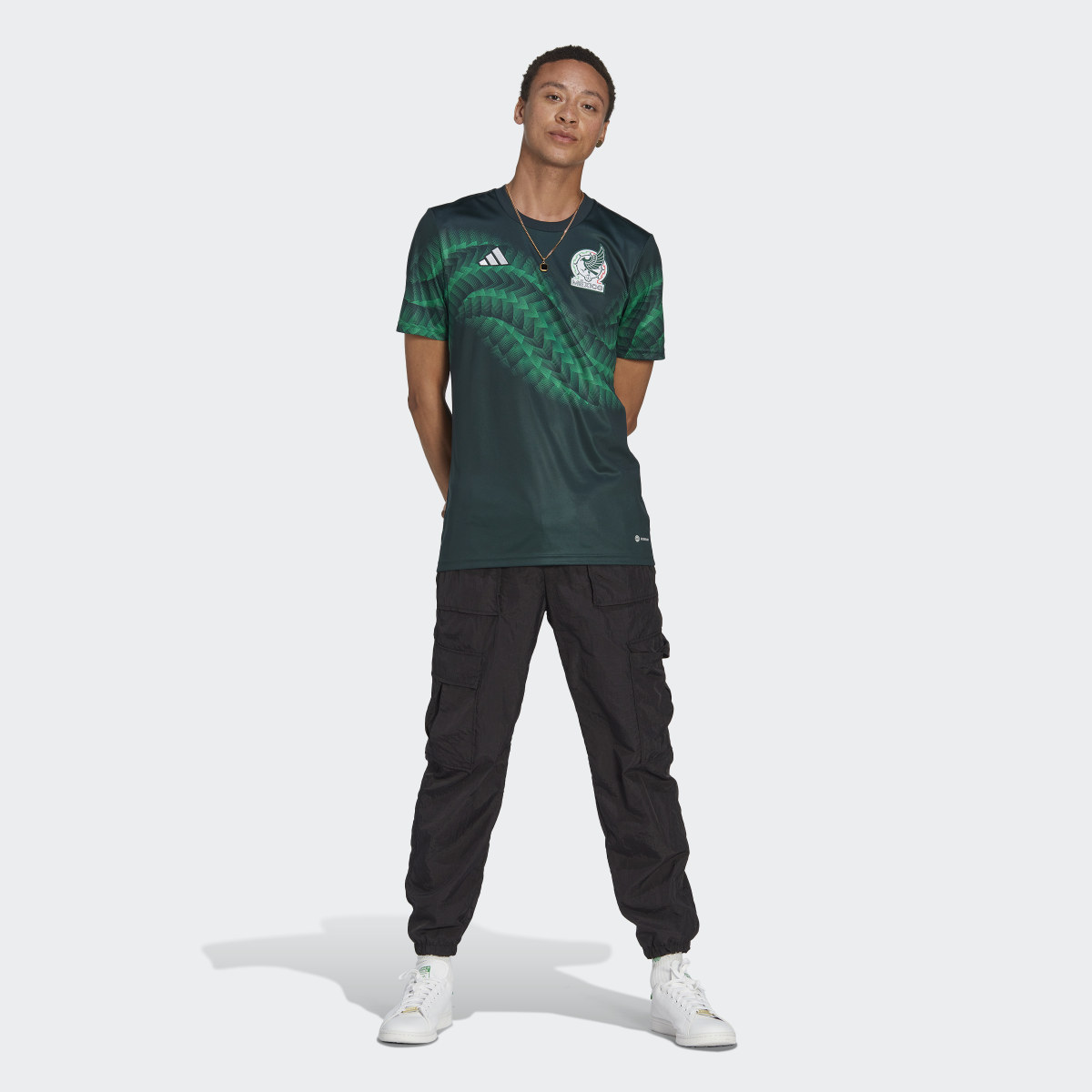 Adidas Camiseta calentamiento México. 4