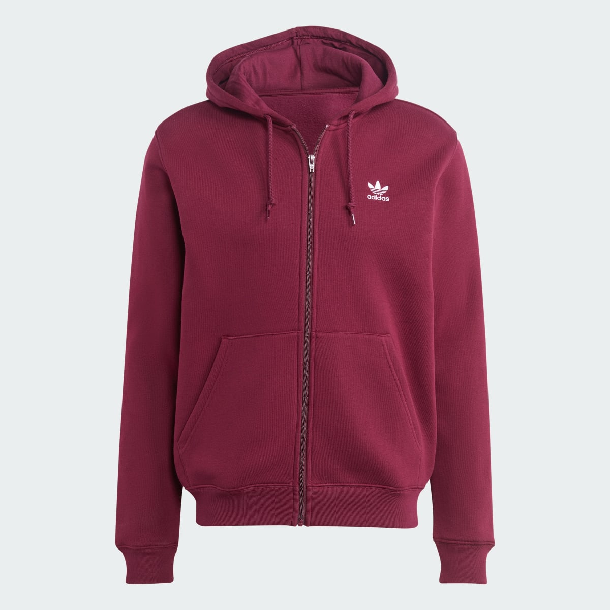 Adidas Veste à capuche entièrement zippée Trèfle Essentials. 5