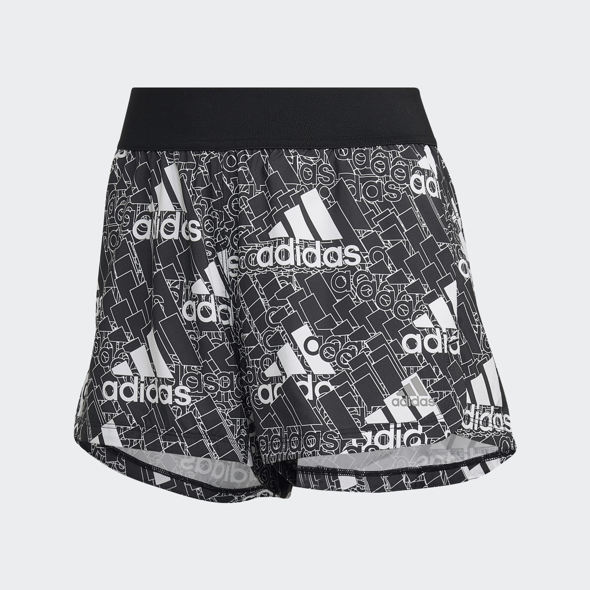 Adidas Made for Training Logo Graphic Pacer Shorts. 4