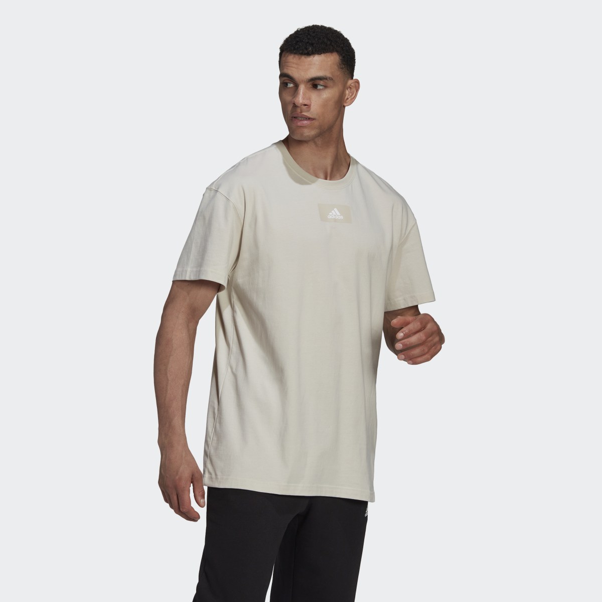 Adidas Essentials FeelVivid Drop Shoulder Tee. 4