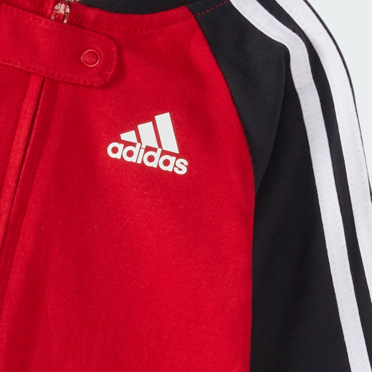 Adidas Long Sleeve Zipper Raglan Footie. 3