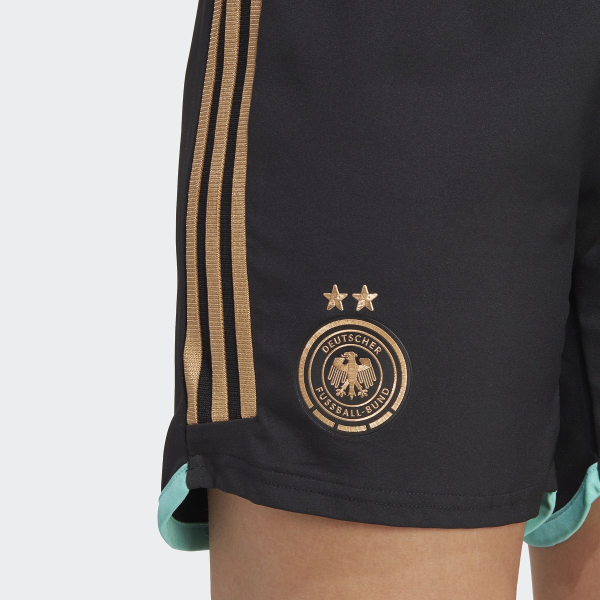 Adidas Germany Women's Team 23 Away Authentic Shorts. 5