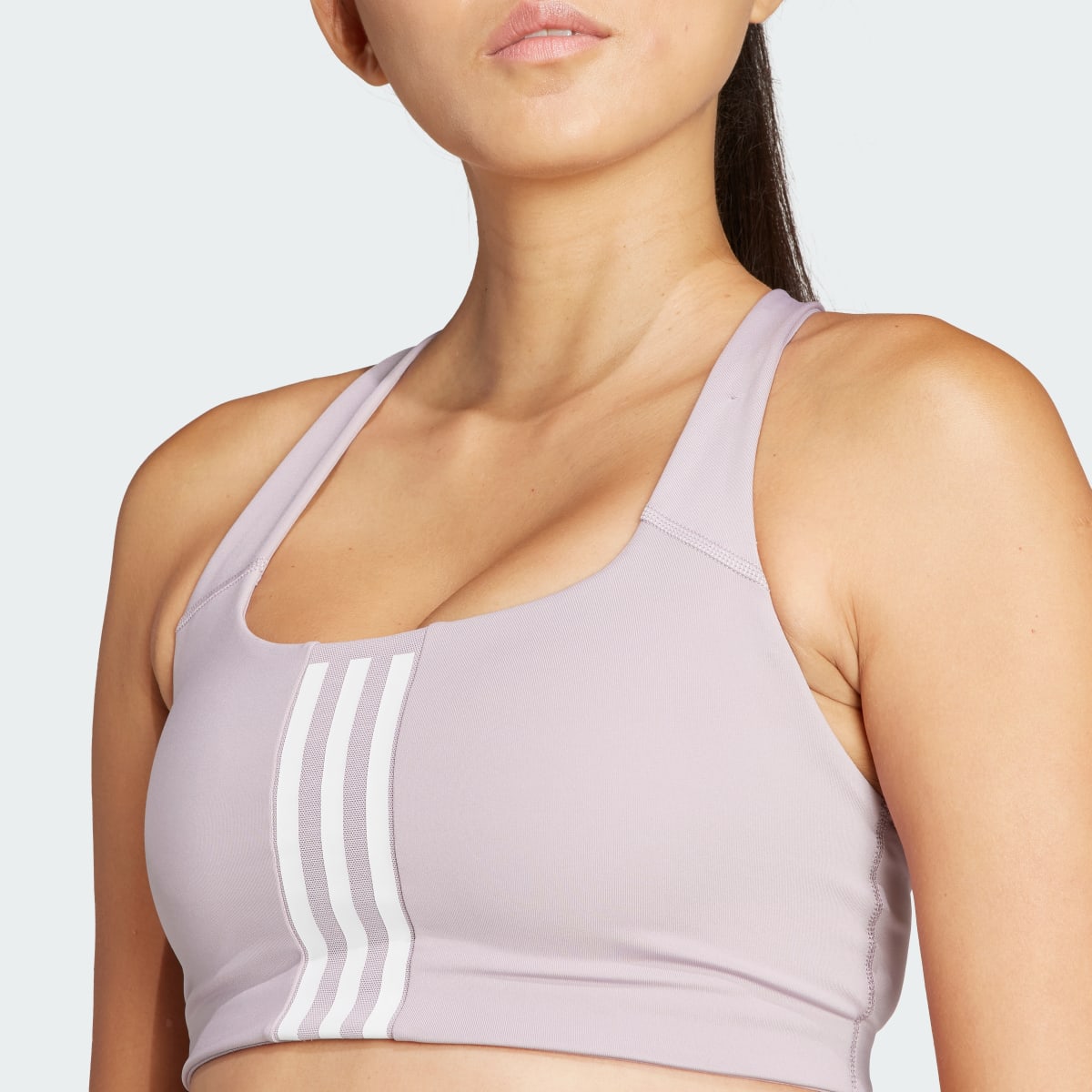 Adidas Brassière de training Powerimpact 3 bandes Maintien moyen. 7