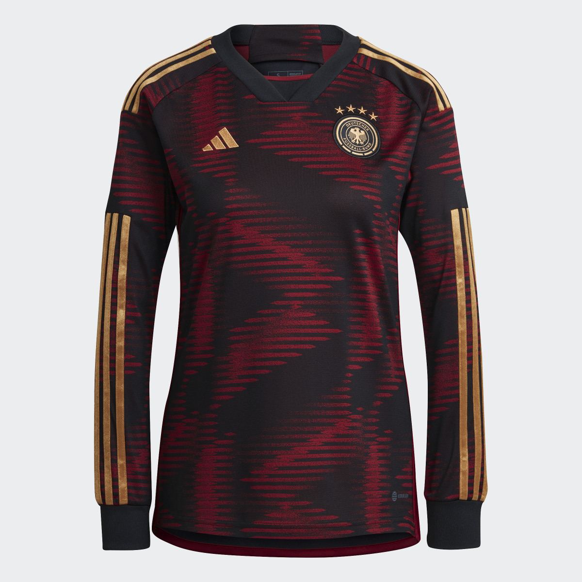 Adidas Germany 22 Long Sleeve Away Jersey. 4