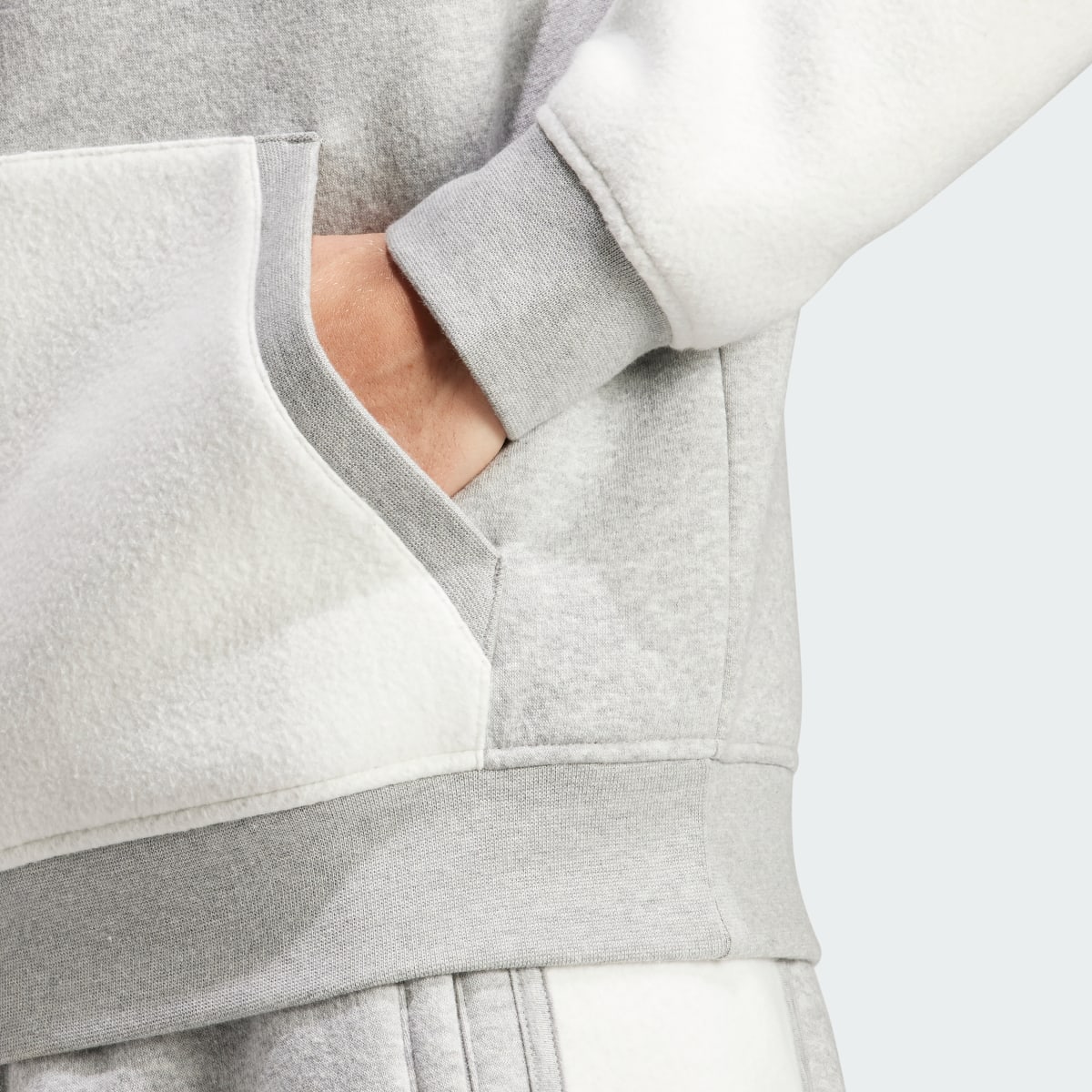 Adidas Hoodie Essentials+ Trefoil Reverse Material. 7