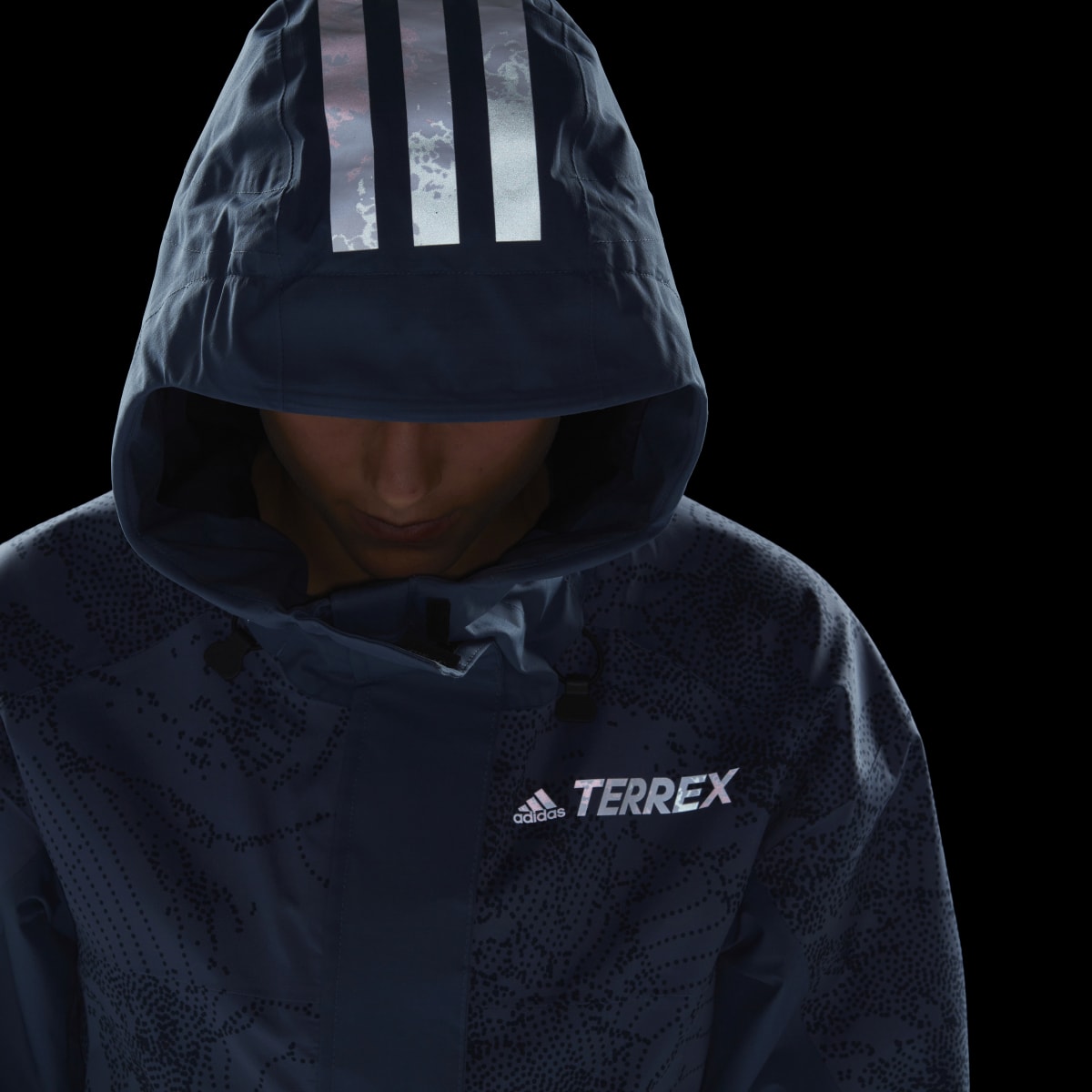 Adidas Terrex 2-Layer Insulated Snow Graphic Jacket. 10