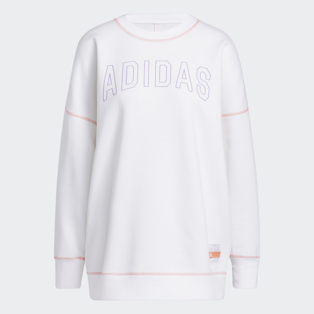 Adidas Sport Statement Boyfriend Crew Sweatshirt. 5