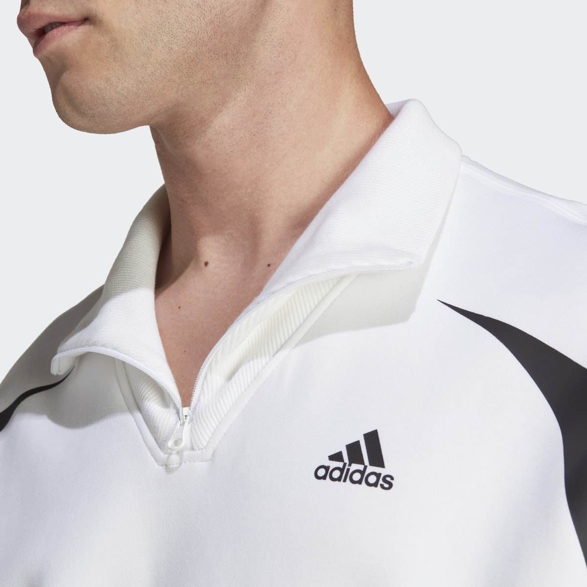 Adidas Sweat-shirt à demi-zip Colorblock. 6