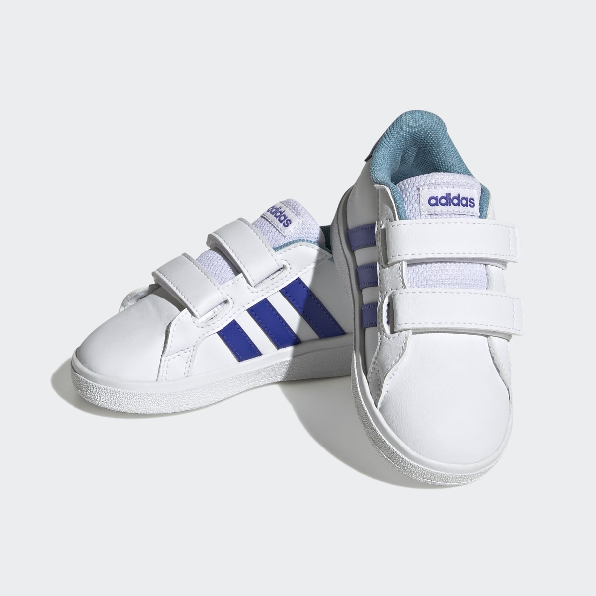 Adidas Grand Court Lifestyle Hook and Loop Shoes. 5