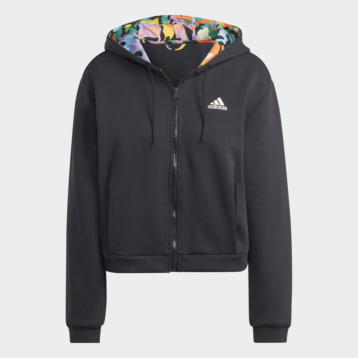 Adidas Felpa con cappuccio Graphic Full-Zip. 5