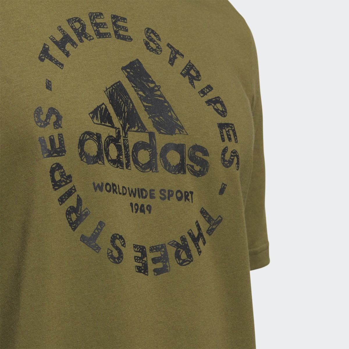 Adidas Sketch Emblem Graphic Tee. 6