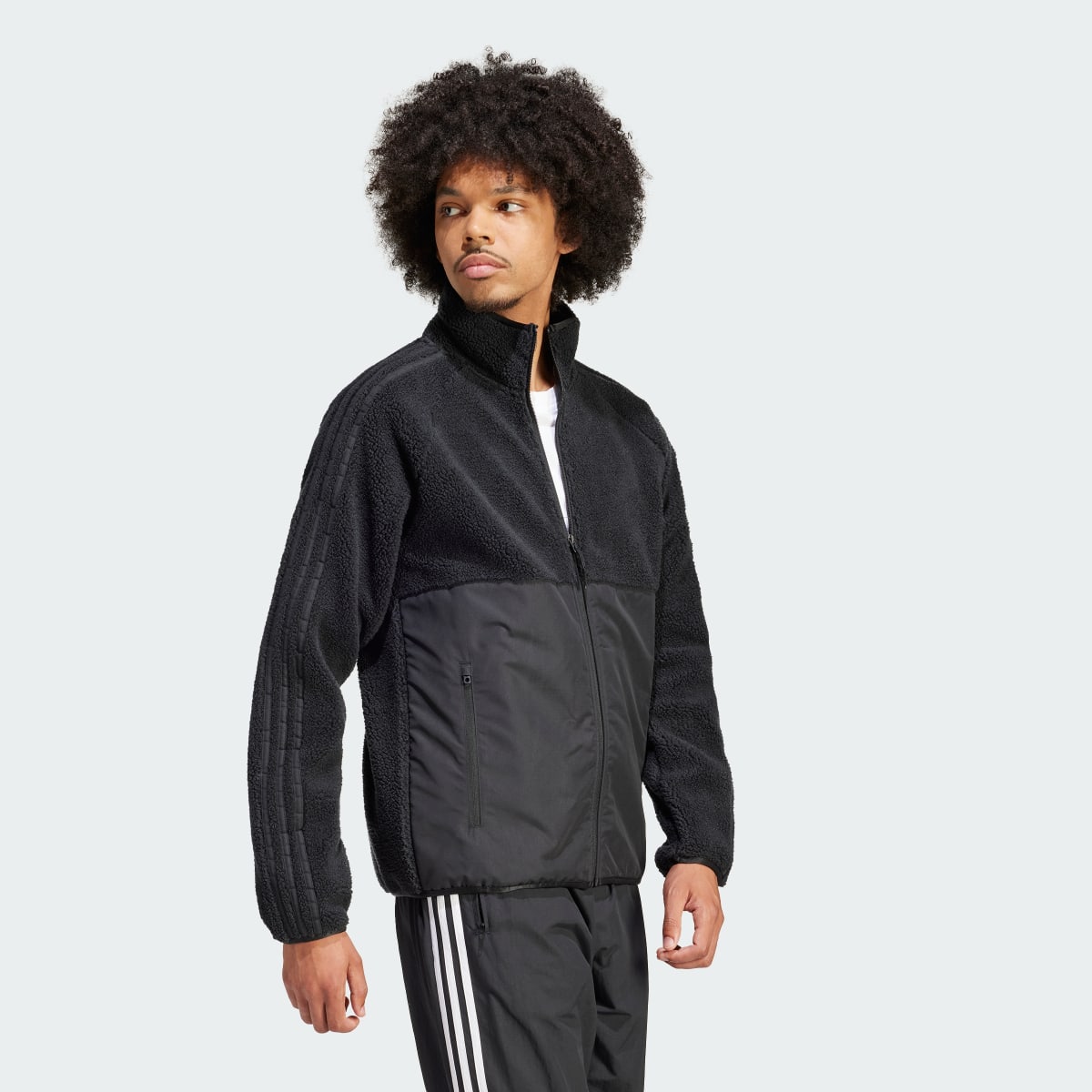 Adidas Casaco em Fleece Polar. 4