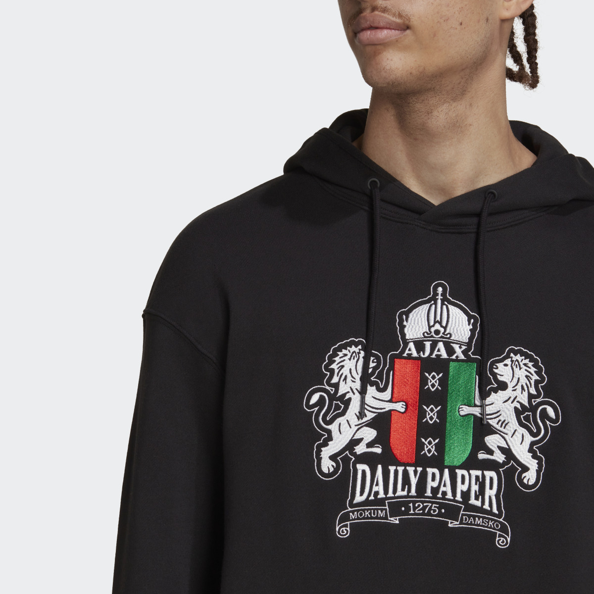 Adidas Felpa con cappuccio Graphic Ajax Amsterdam x Daily Paper. 6