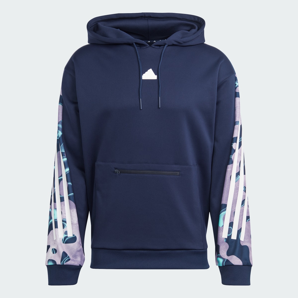 Adidas Future Icons Allover Print Hoodie. 5