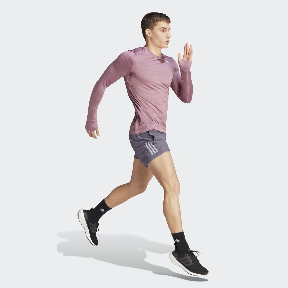 Adidas Own the Run Long Sleeve Tee. 4