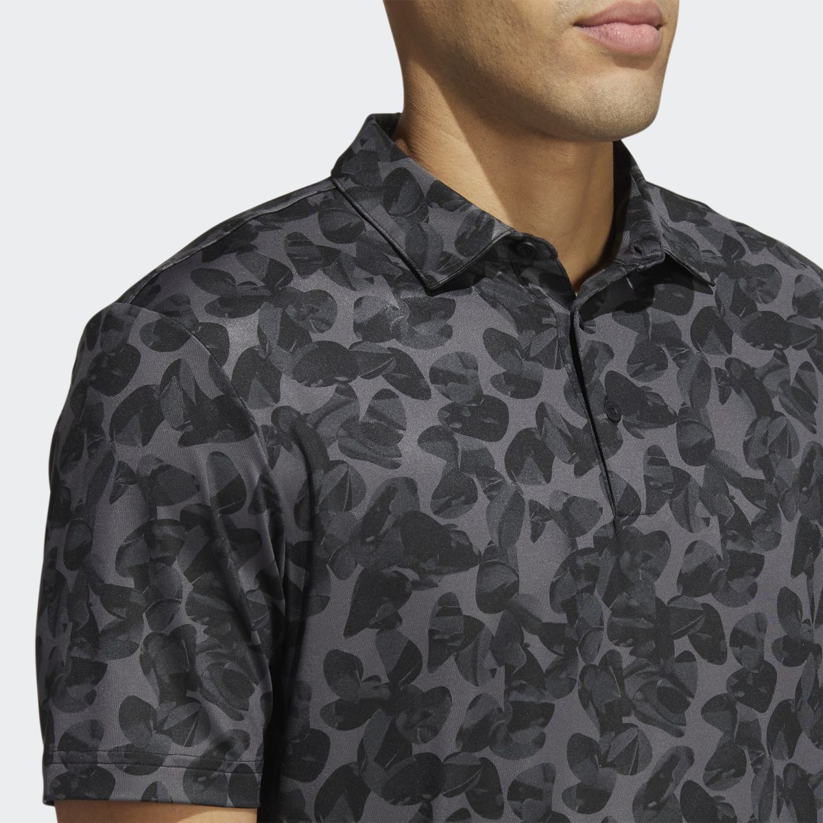 Adidas Prisma-Print Golf Polo Shirt. 7