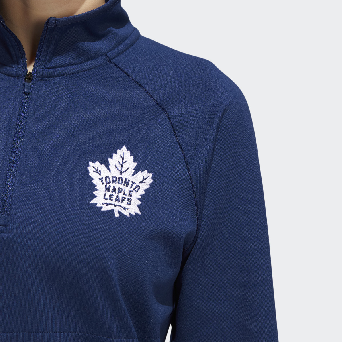 Adidas Maple Leafs 22 NHL Fleece 1/4 Zip Sweatshirt. 6