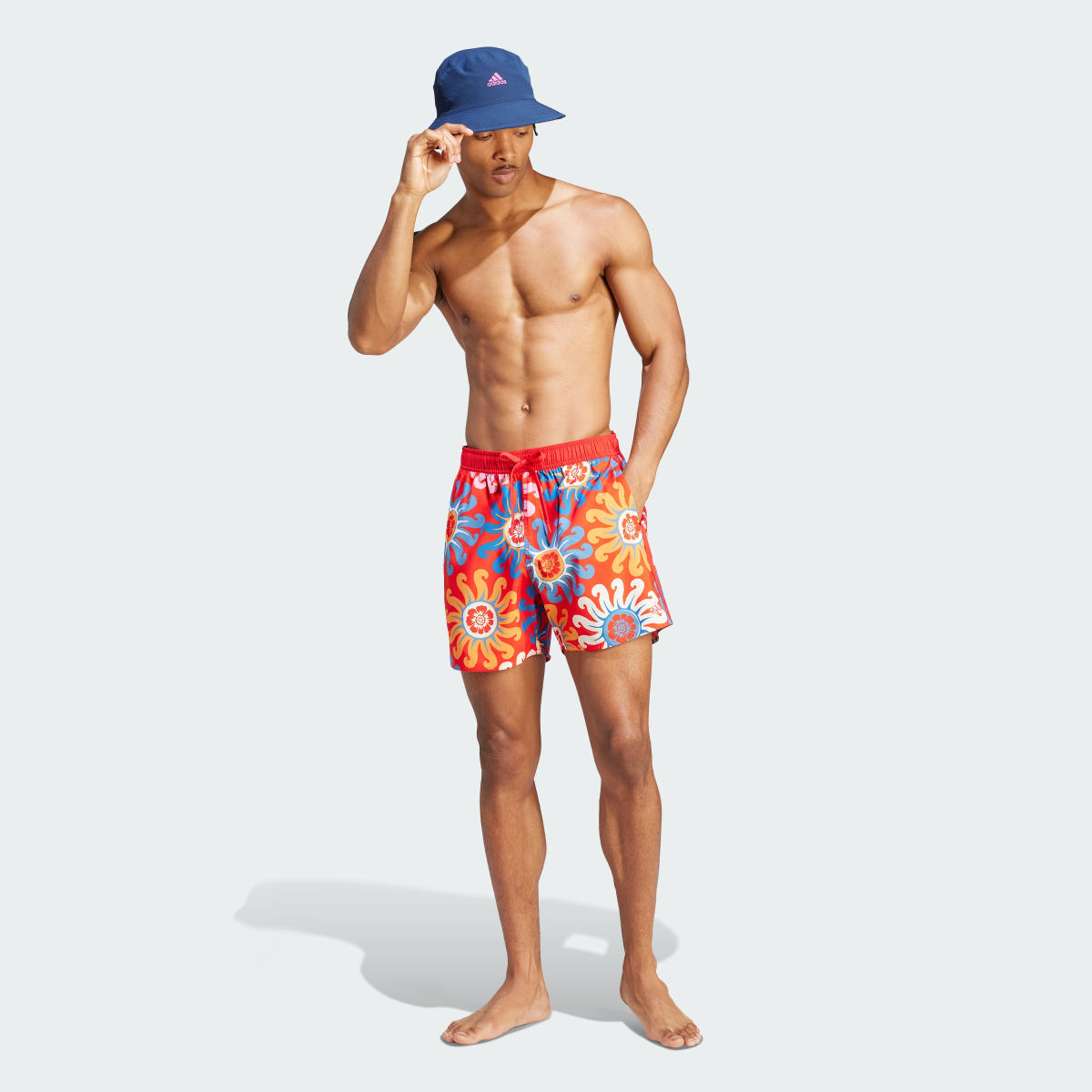 Adidas x FARM Rio Short-Length Badeshorts – Genderneutral. 5