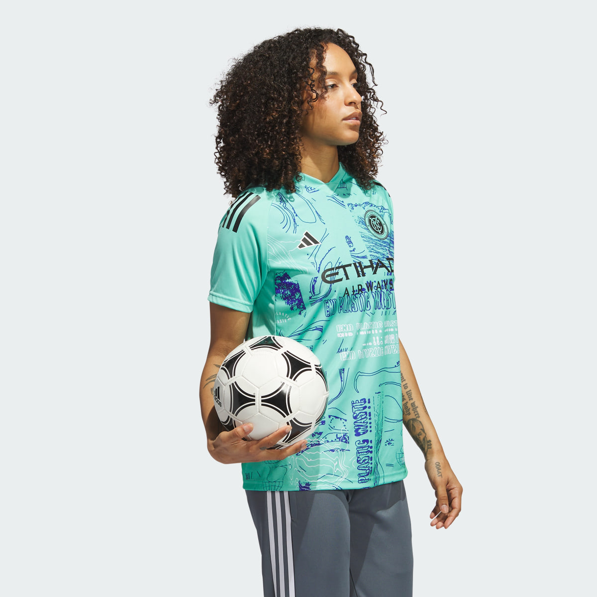 Adidas New York City FC One Planet Jersey. 4