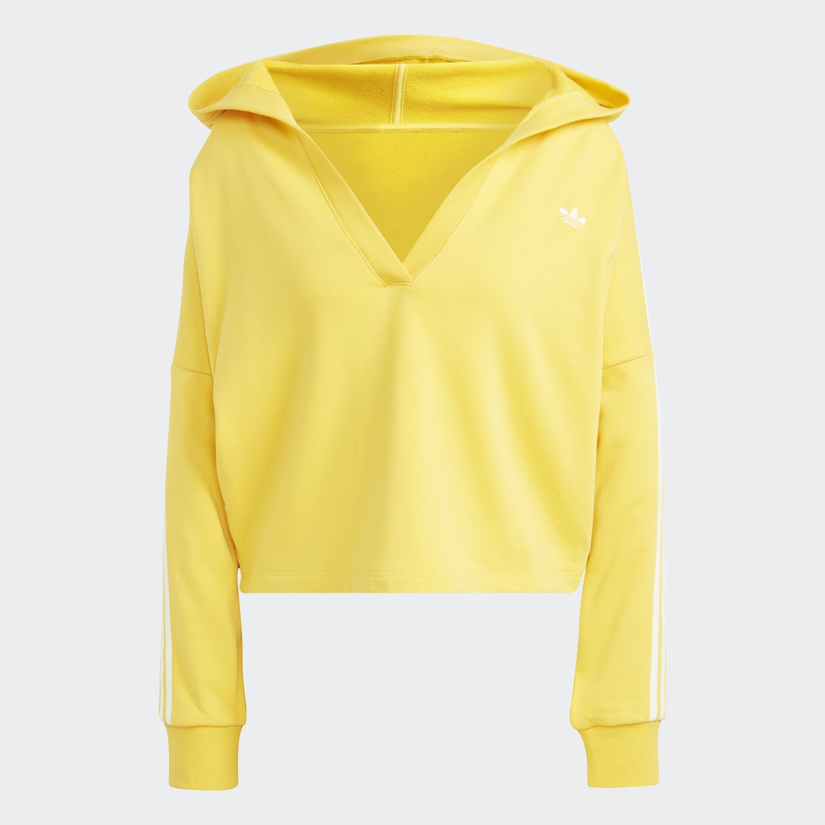 Adidas V-Neck Short Hoodie. 5