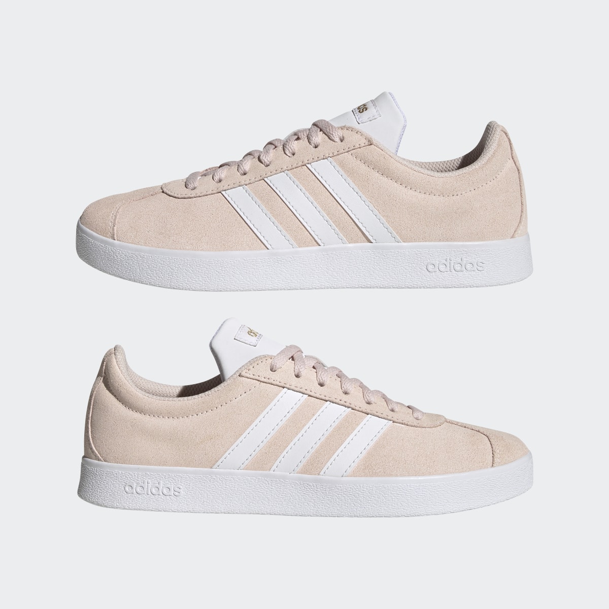 Adidas VL Court 2.0 Suede Shoes. 8