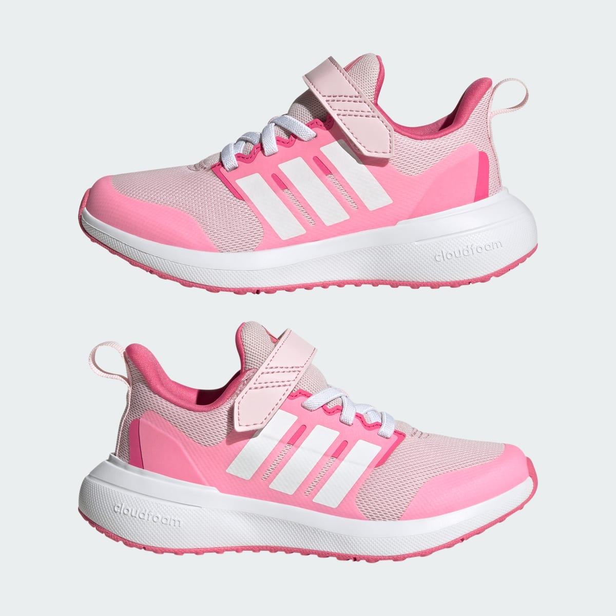 Adidas FortaRun 2.0 Cloudfoam Elastic Lace Top Strap Schuh. 8